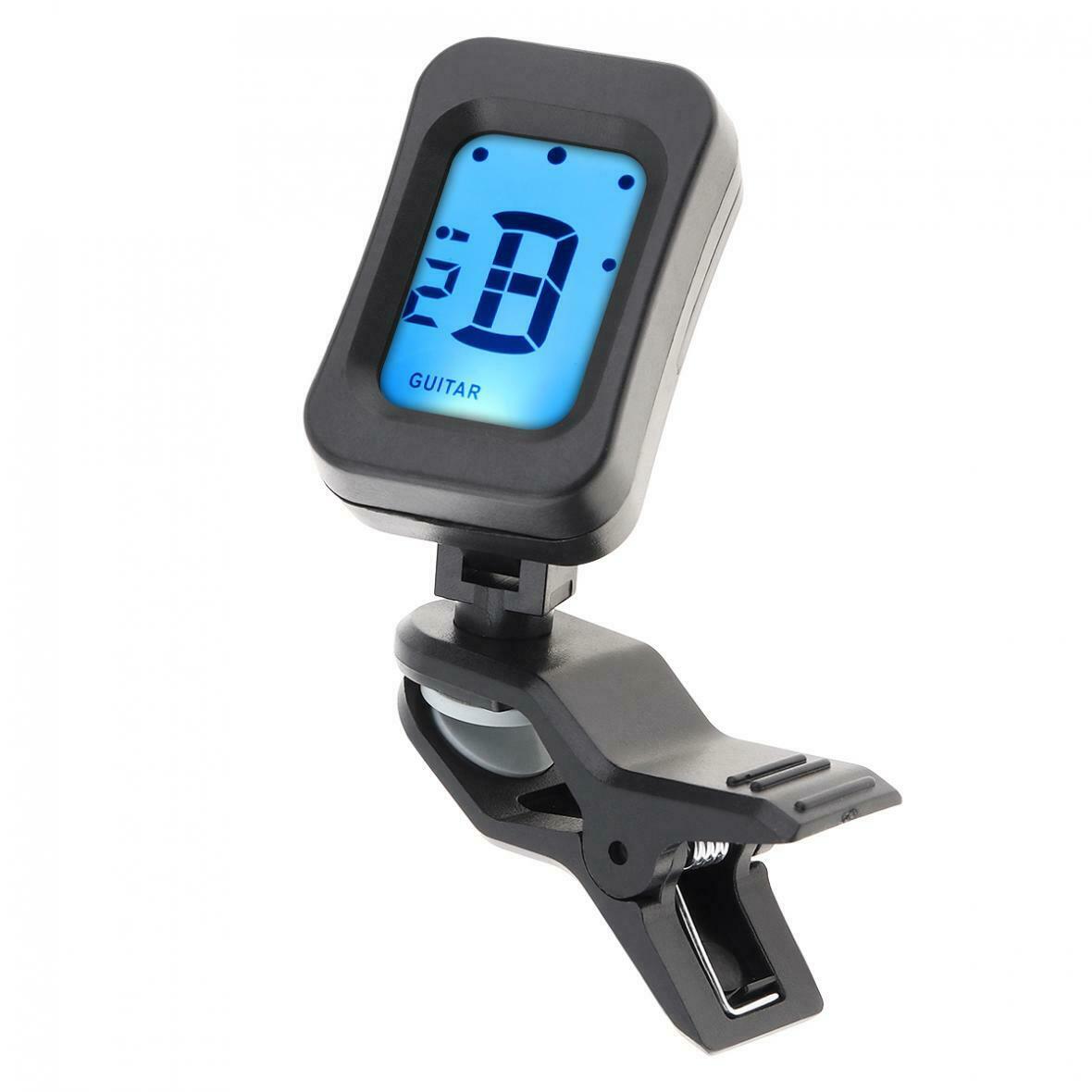 Chromatic Clip-On Guitar Tuner Digital for Acoustic Guitar Bass Violin
