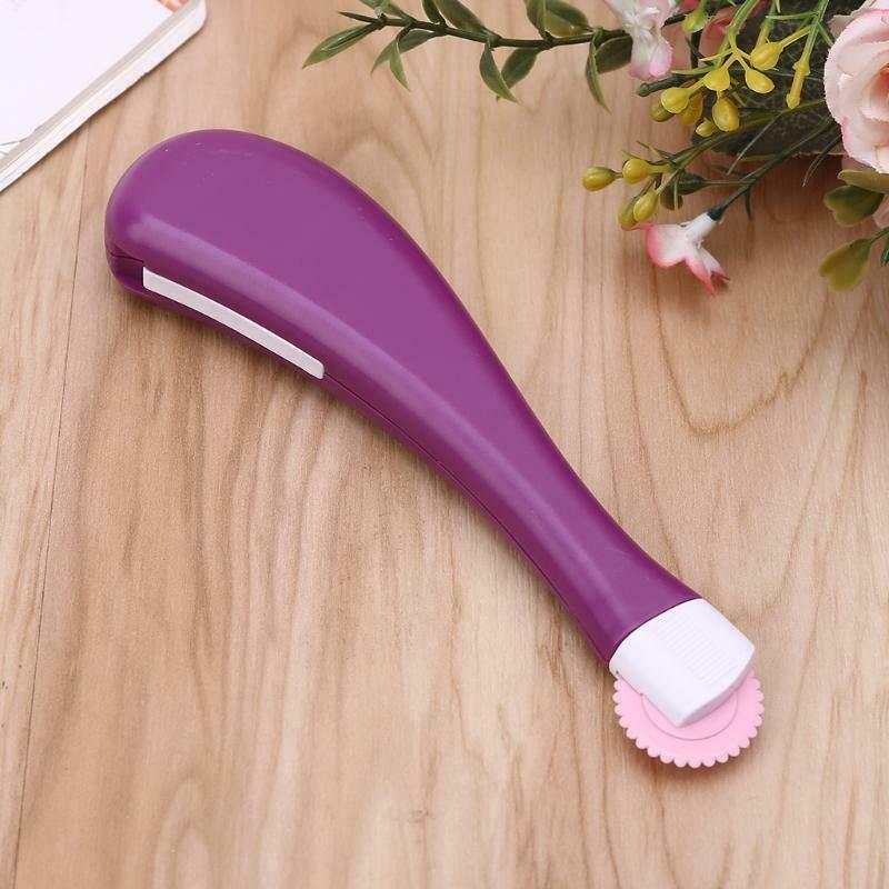 Plastic Overstitch Wheel Gear Roulette Spacer Sewing Cloth Craft Tool Marking