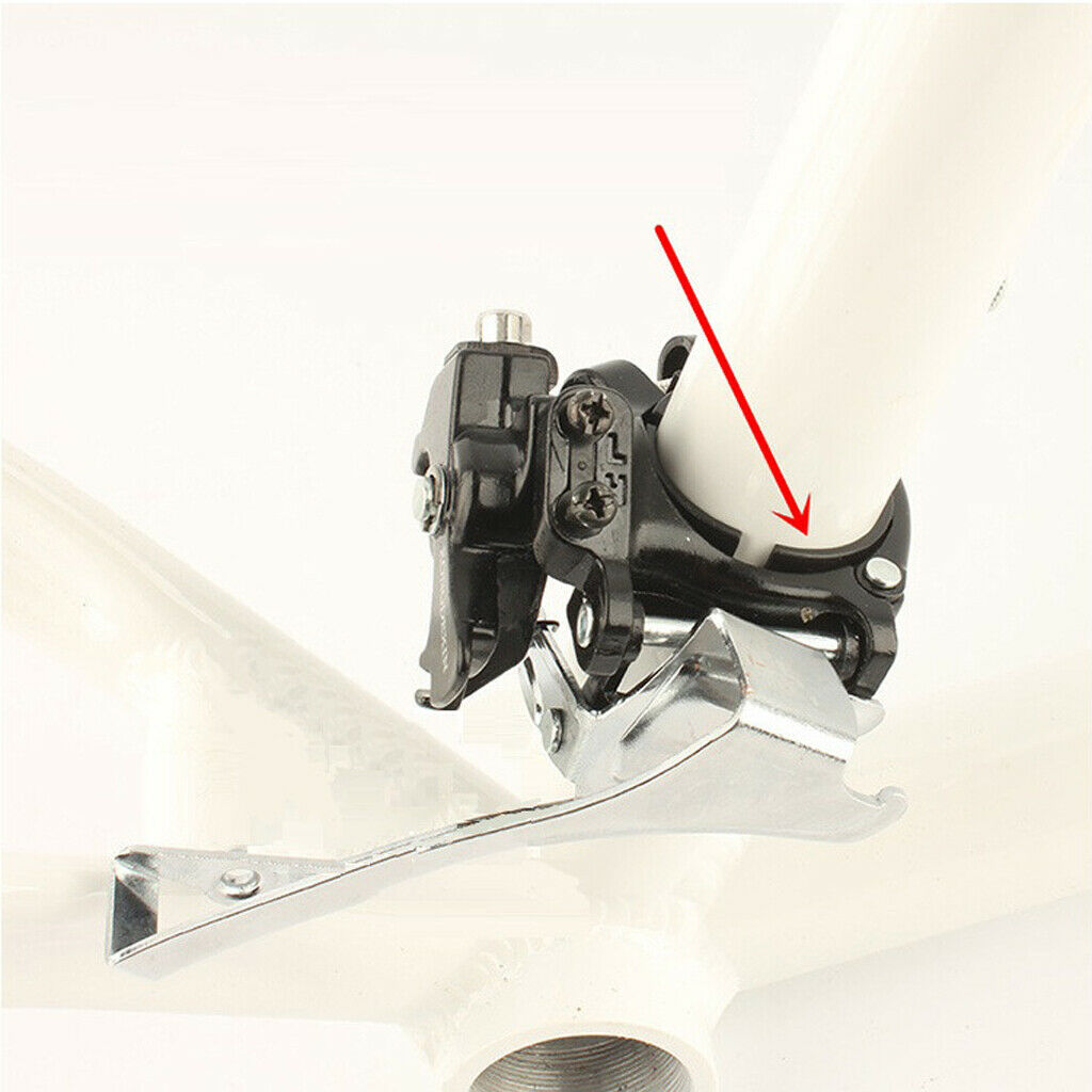 2 Pairs Bike Front Derailleur Clamp Adapter Reducer 34.9mm to 31.8mm Plastic