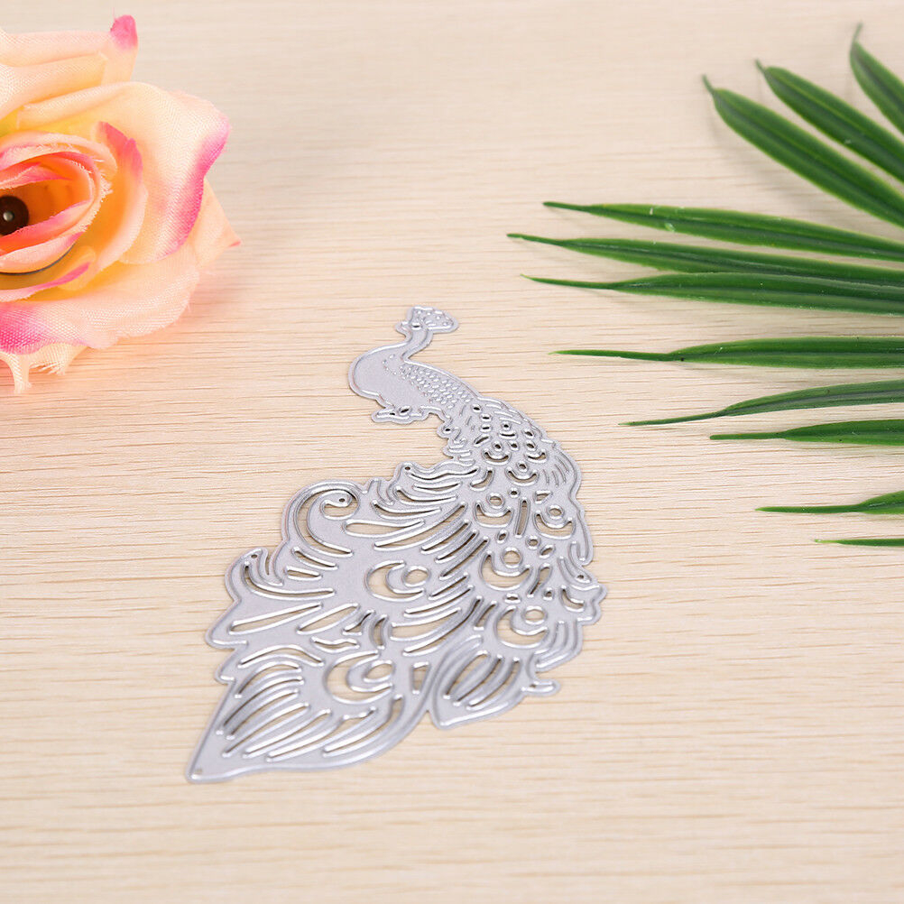 Peacock  Metal Cutting Dies Stencil Scrapbook Album Paper Card Emboss Craft Y Tt
