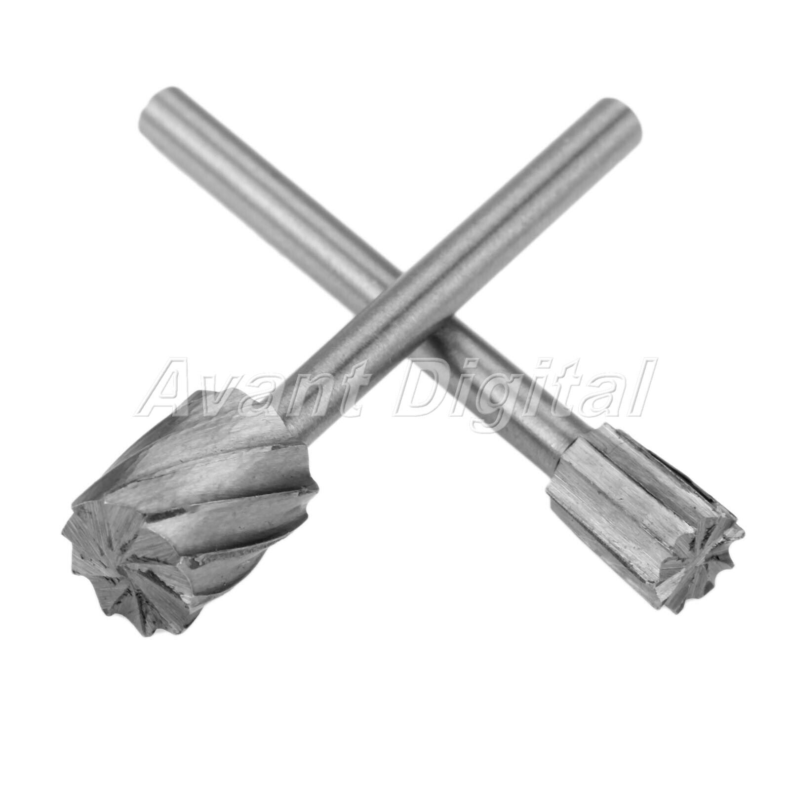 20pcs HSS HSS Router Bits Files Wood Cutter Burr Milling Engraving Rotary Tool
