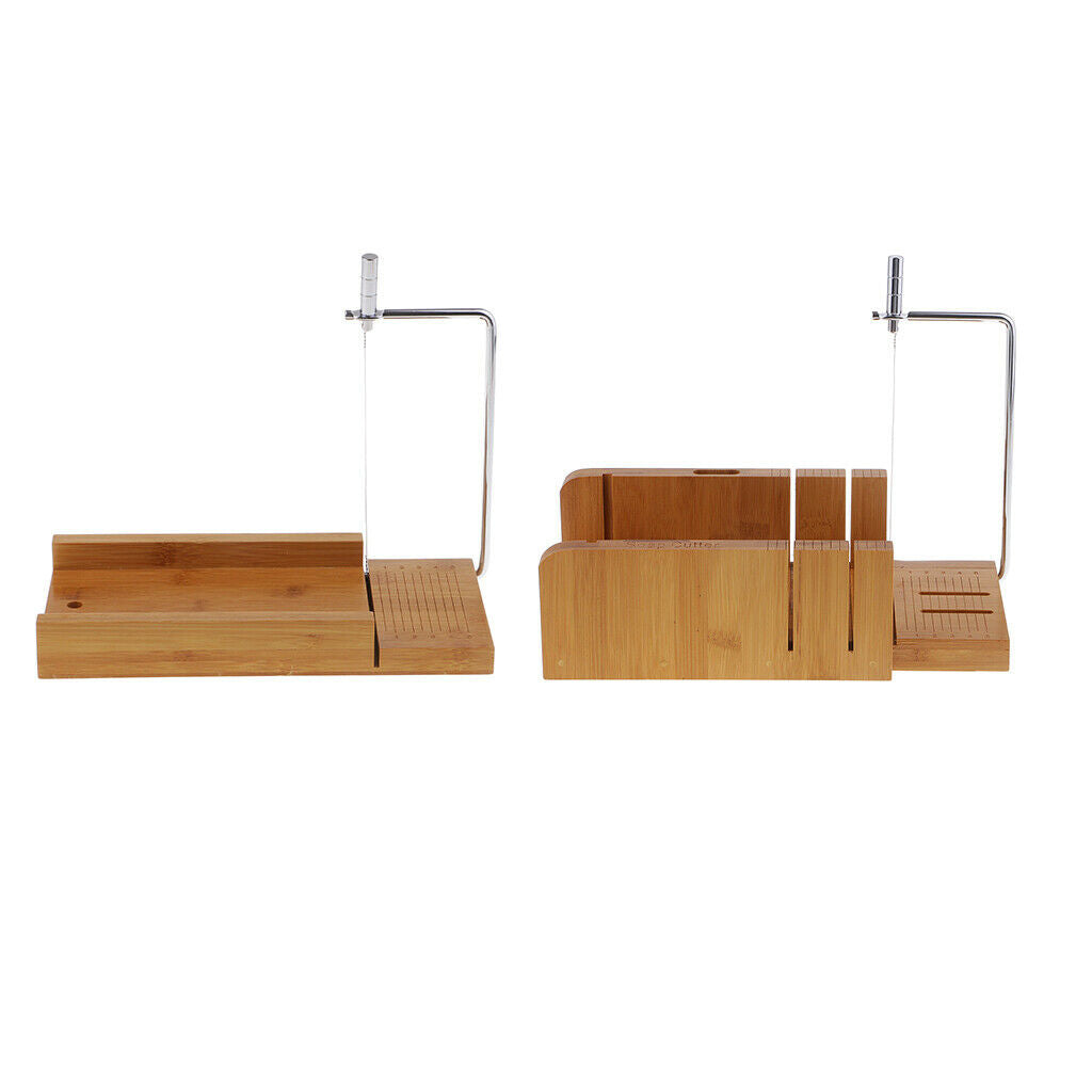 Natural Wood High Grade Stainless Steel Soap Cutter -Soap Making /Cutting Tool