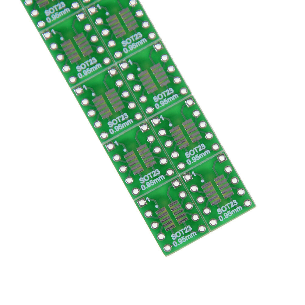 10PCS SOT23 SOP10 MSOP10 Umax SOP23 to DIP10 Pinboard PCB Board Conver.l8