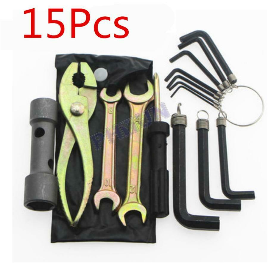 15x Motorcycle ATV Nos Tool Installation & Removal Tools Kit Scooter Universal