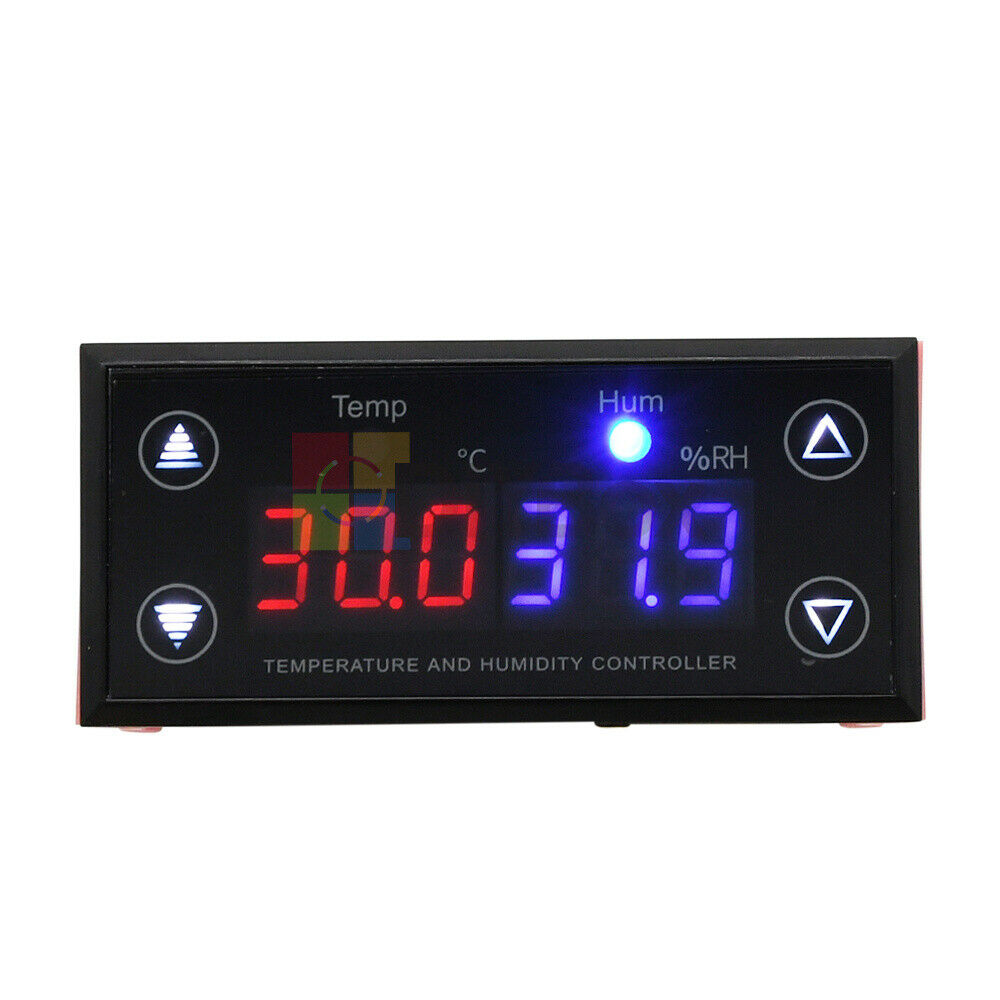 SHT2010 Temperature Humidity Hygrometer Controller Touch Button AC 110-230V