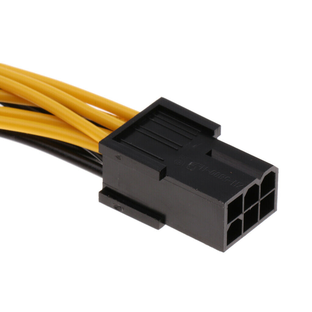 PCI-E 6pin to 2x 6-pin Power Splitter Cable PCIE PCI Express Description Connect