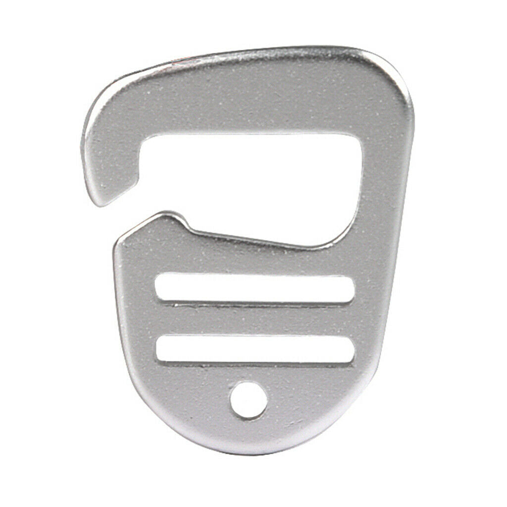 4pcs Aluminum Alloy G Strap Buckle Quick Tether Hooks