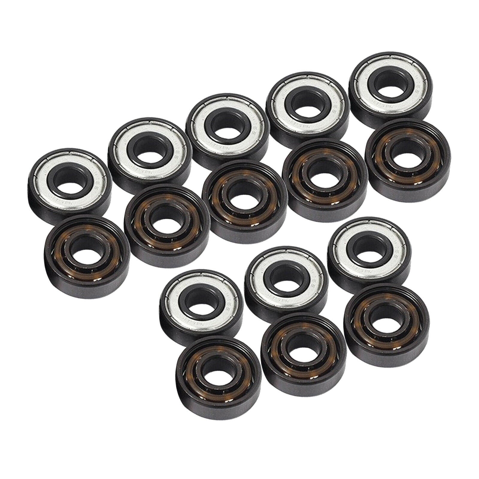 16x Replacement 608 Skateboard Bearings Precision for Longboard Scooter