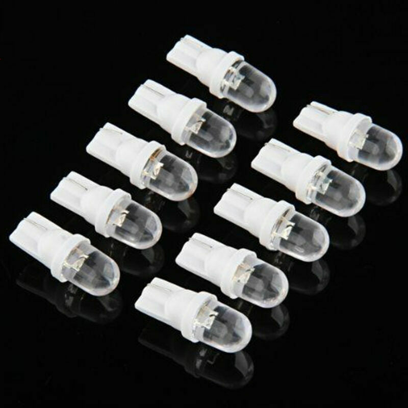 10Pcs 12V 5W T10 194 168 158 W5W 501 White LED Side Car Wedge Light Lamp Bulb