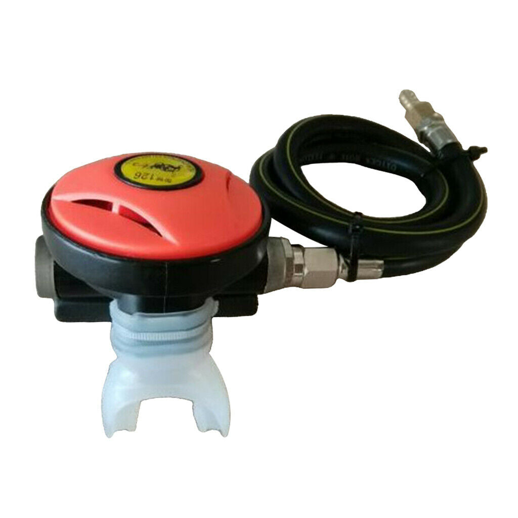 Scuba Diving 2nd Stage Regulator With Mouthpiece And Hose Orange