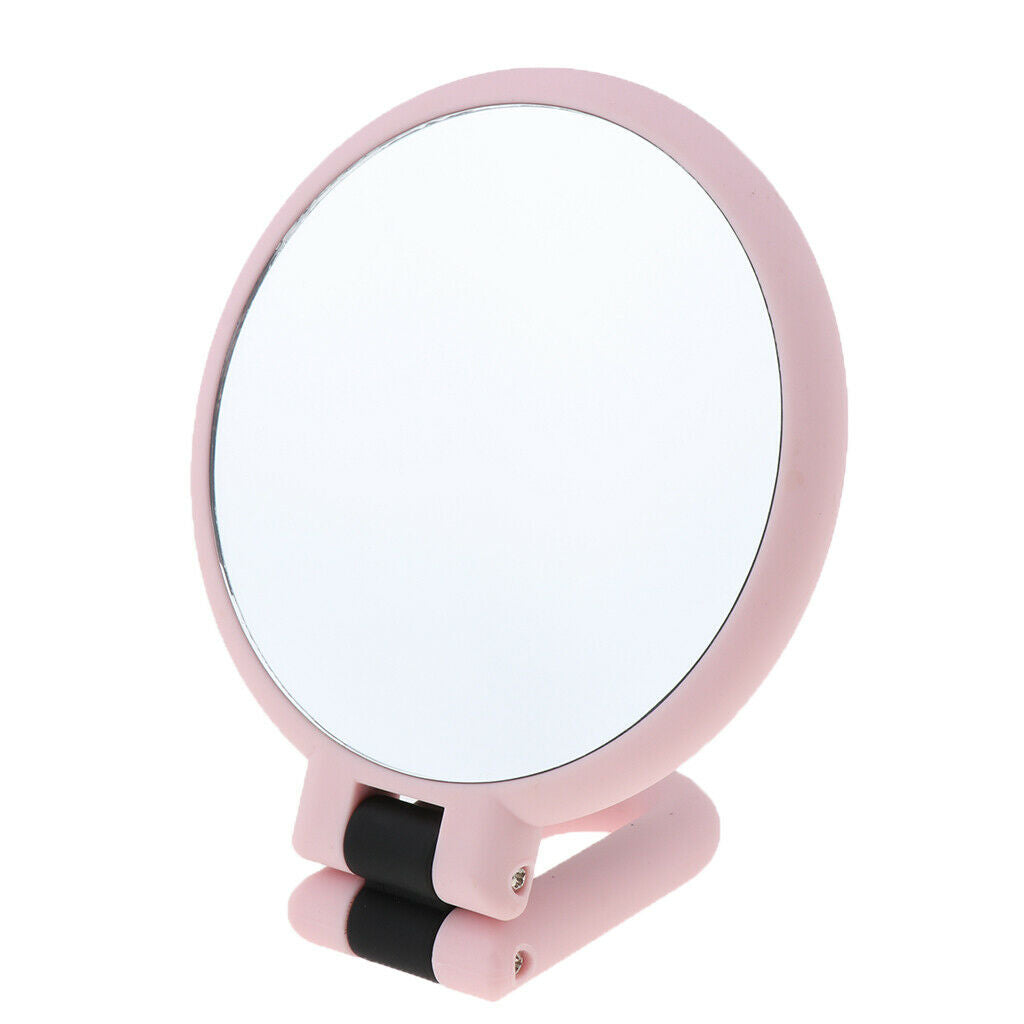2 Sided 15X Magnifying Handheld Makeup Travel Folding Mirror 2x