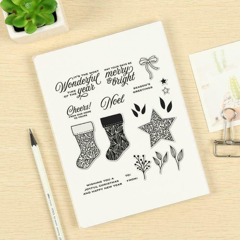Sock Star Seal Stamp with Cutting Dies Stencil DIY Scrapbooking Embossing Photo
