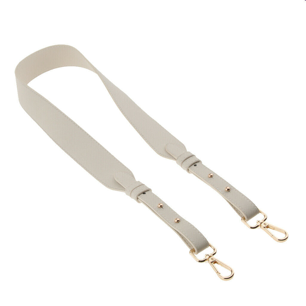 2x 4cm Wide Purse Strap Replacement Leather Crossbody Bag Strap Handbag Belt