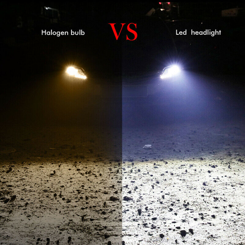 2PCS H11 135000LM LED Car Headlight Bulbs H9 H8 6000K VS HID 35W 55W Fog Lamps