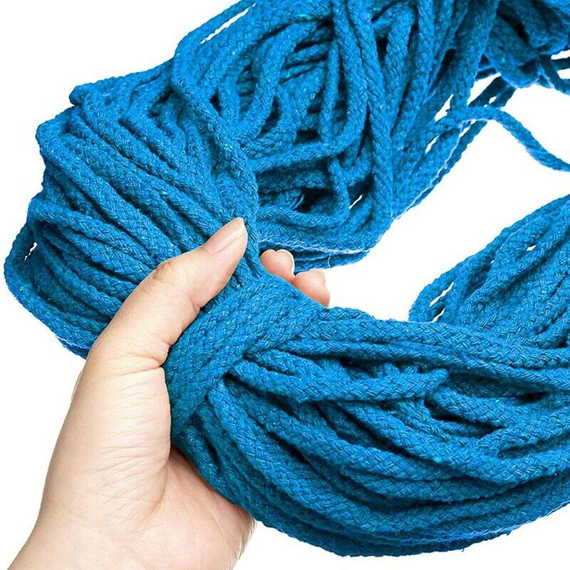 90Mx5mm Natural Macrame Rope Cord Craft Knitting Thread for St Wall Hanging C6P7