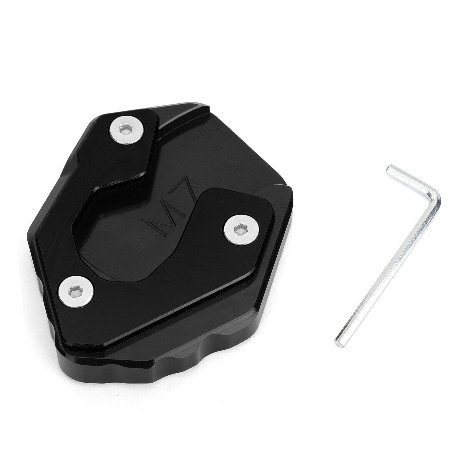Side Stand Extension Kickstand Enlarger Plate For Yamaha MT-07 FZ-07 Black CN