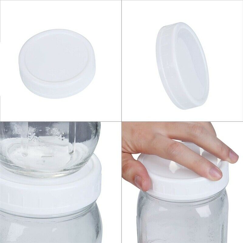 Regular Mouth Lids for Mason Jar Lids Plastic Storage Caps for Mason Canning JC9
