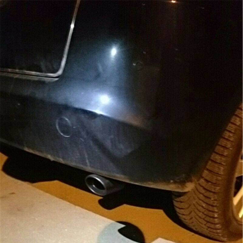 DIY 63MM Stainless Steel Car SUV Exhaust Pipe Tip Tail Muffler Cover Car Styling