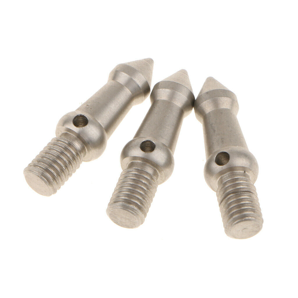 3Pack M8 Metal Spikes Screw Studs Repair Part for Camera Tripod Accessories