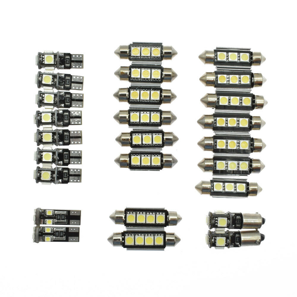 26Pcs White Car Lamp LED Interior Light Kit for Mercedes/Benz W211 E Class03-09
