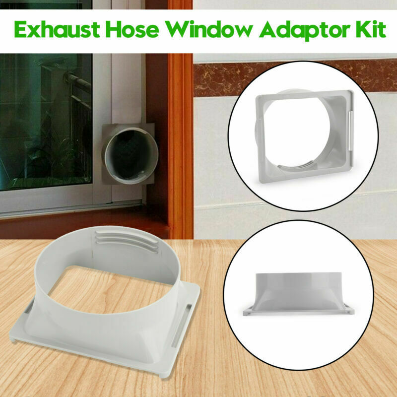 Exhaust Hose Window Adaptor For Portable Air Conditioner Tube Oblong Connector U