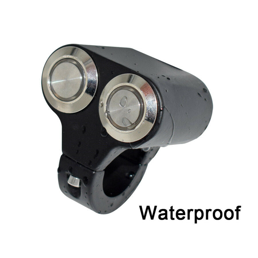 Motorcycle 7/8" 22mm Handlebar Switch Headlight Hazard Fog Light ON/OFF Blue LED