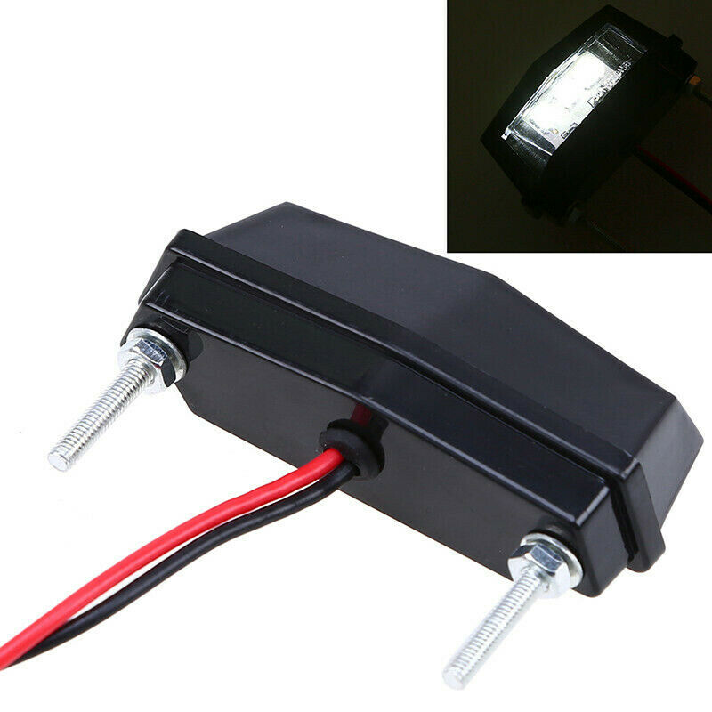 Motorcycle 3LED Rear Tail License Plate Brake Number Plate Light Mini Taillig Kt