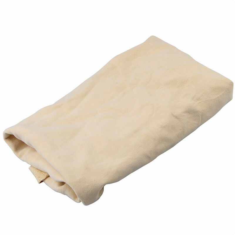 Natural Chamois Leather Car Cleaning Cloth Washing Absorbent Drying Towel Pop