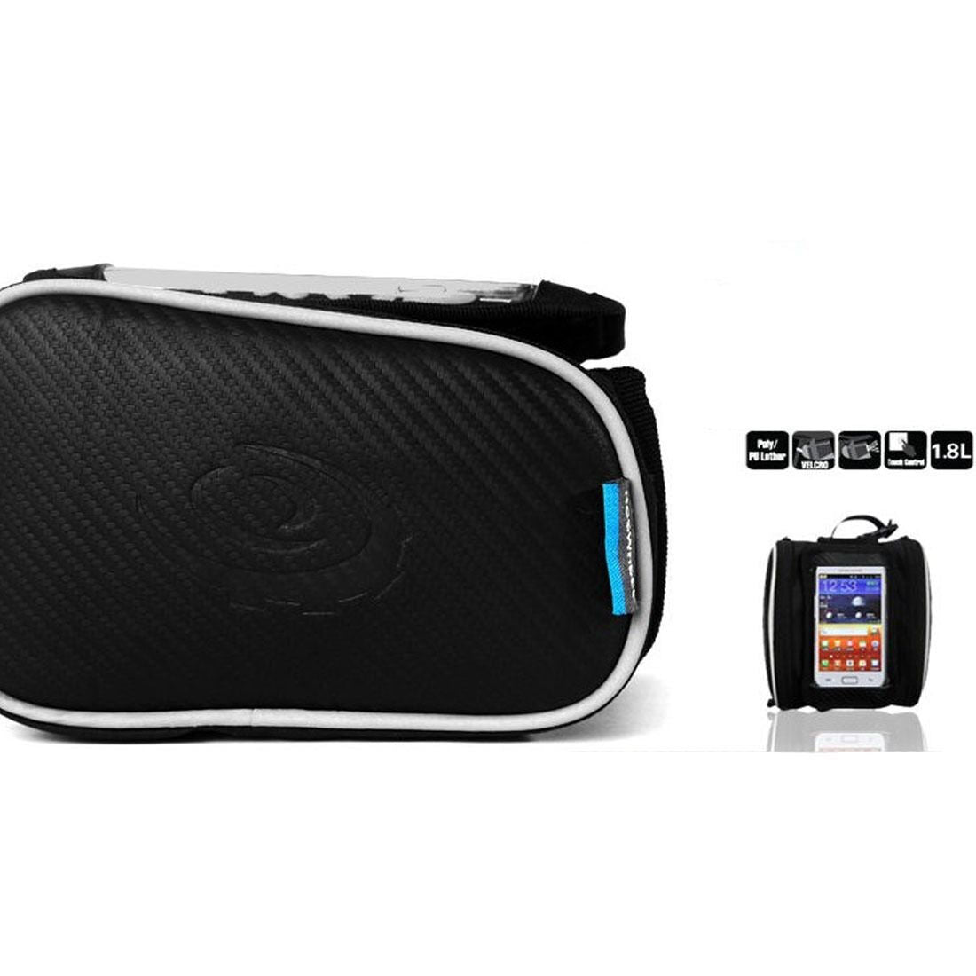 New ROSWHEEL Bicycle Front Tube Frame Bag for Touch Screen Cell Phone Panniers