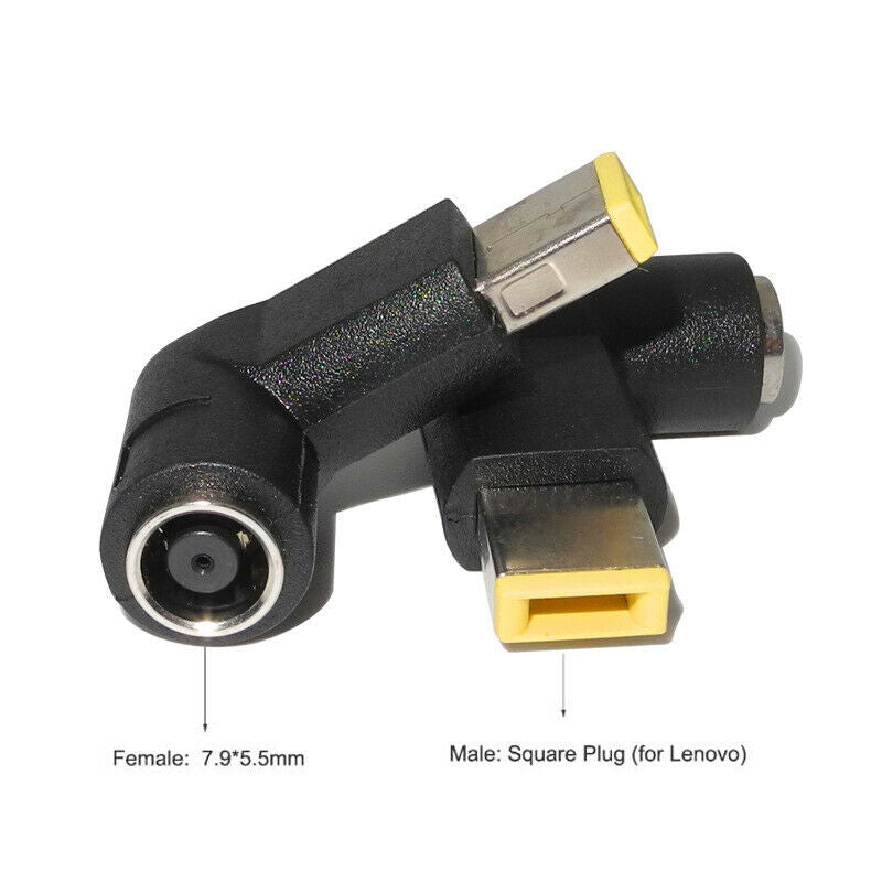Laptop Dc Power Adapter Plug Converter 7.9x5.5mm Female to Square Jack Co.l8