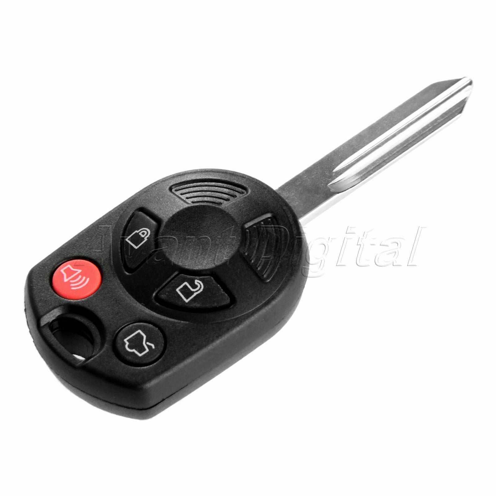 For Ford Escape Edge Remote Keyless Entry Fob Combo Key Uncut Head Ignition Case