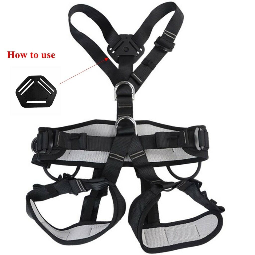 5 Pieces Plastic Buckle Splitter Plate for Full Body Rock Climbing Harness