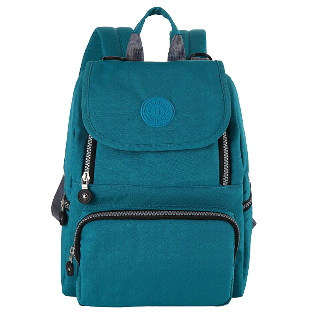 Solid Waterproof Mummy Diaper Bag backpack 6 Colors Green
