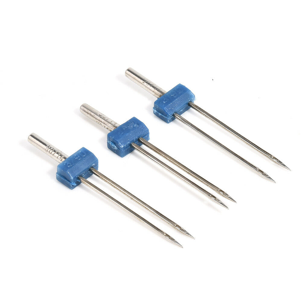 Three Pieces Stretch Twin needles Double needle for Sewing machine Set DIY N