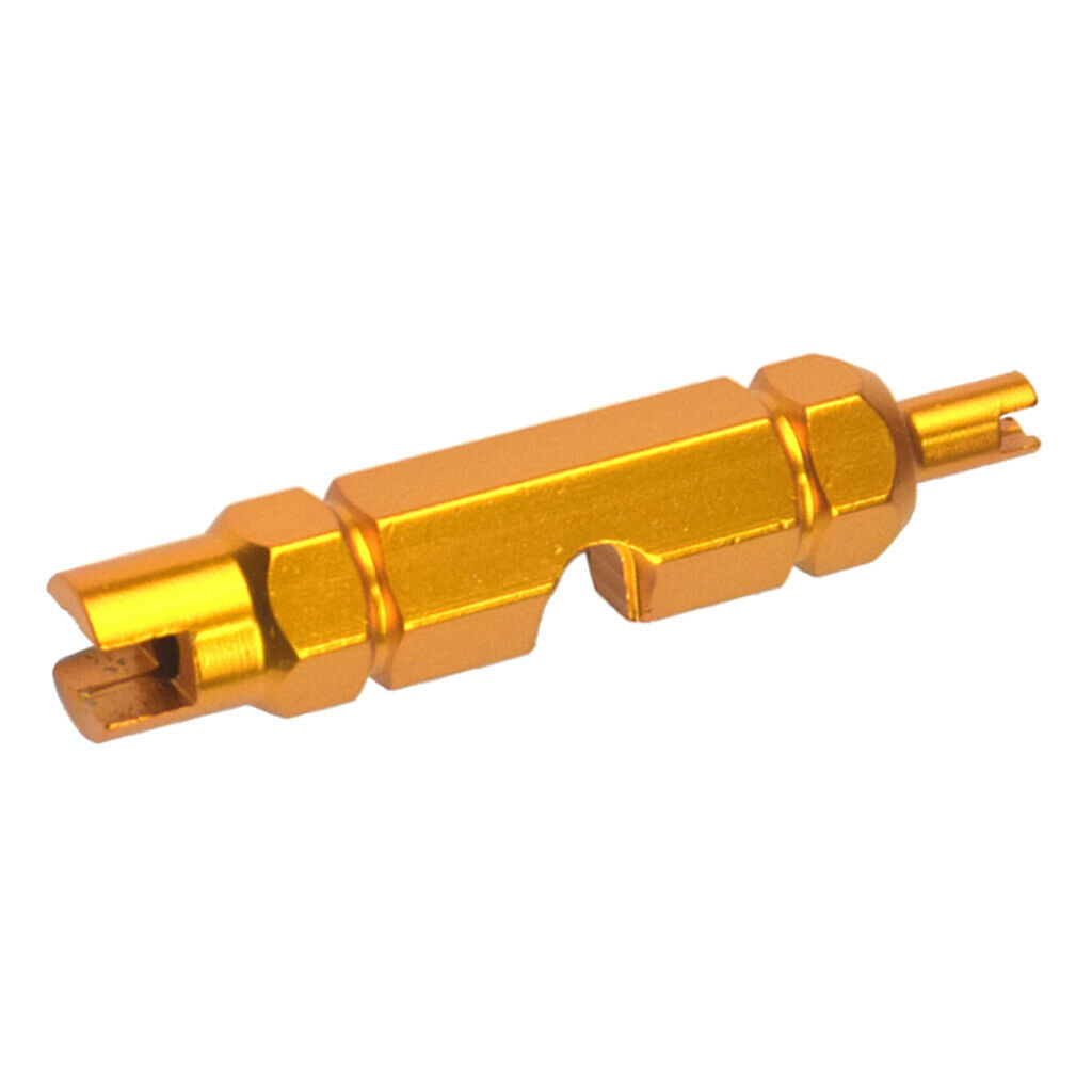 Valve Core Remover Wrench MTB Bike Bicycle Durable Universal Golden