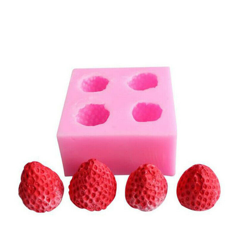 Strawberry Silicone Mould Fondant Icing Wedding Cake Mold Cake Decorating.l8
