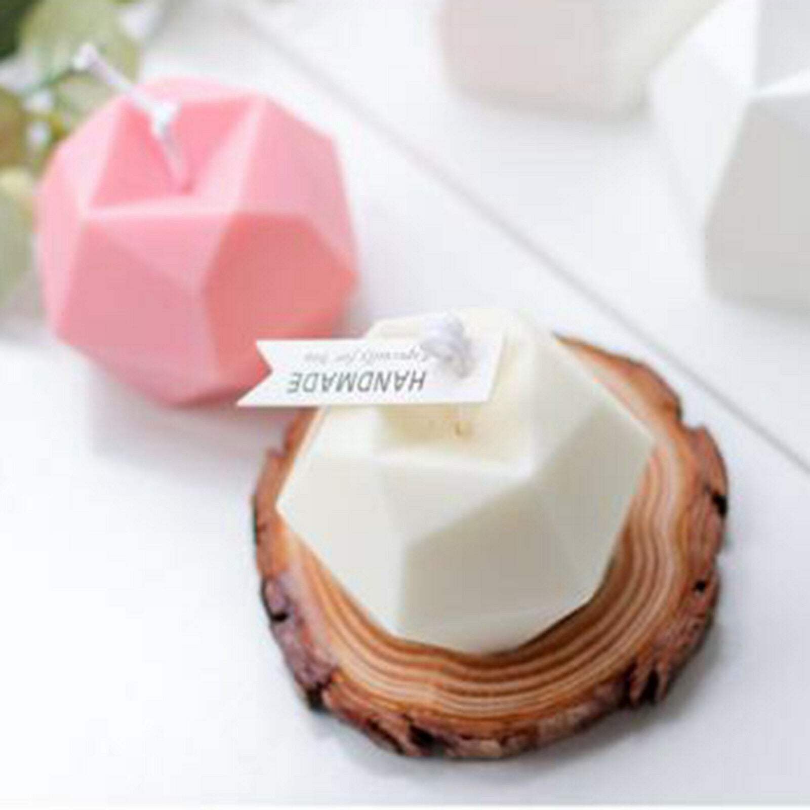 Candle Mold Diamond Soap Mould DIY Arts Decoration Kits Molds Crafting