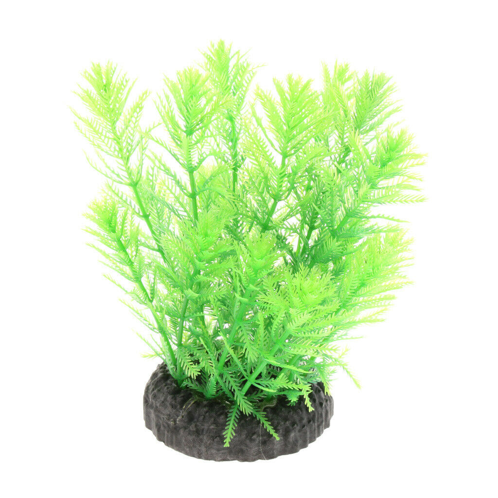 Lifelike Vibrant Artificial Water Grass Plant for Aquarium Green