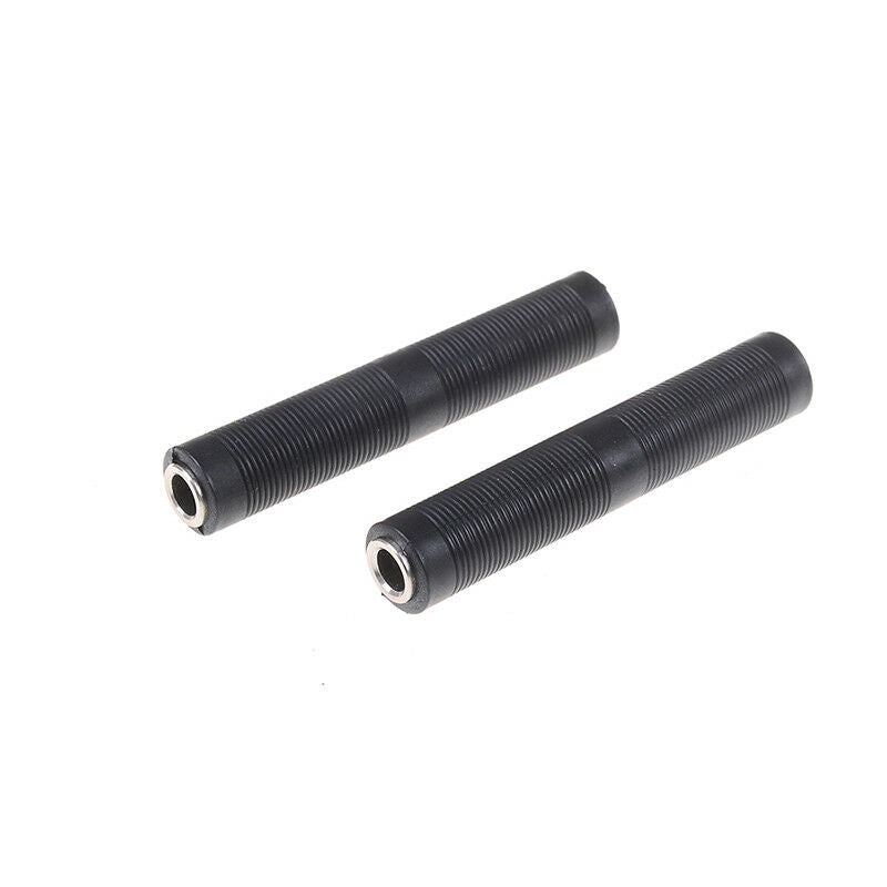 2x 6.35mm stereo female to female jack audio cable coupler adapter connec.l8