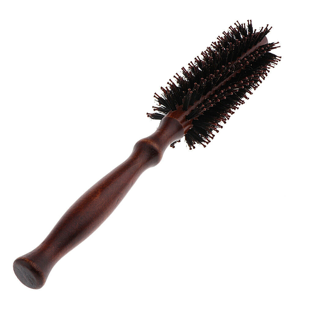 Anti-Static Round Hairbrush Hair Curling Styling Blow Dry Rolled Brush Comb S