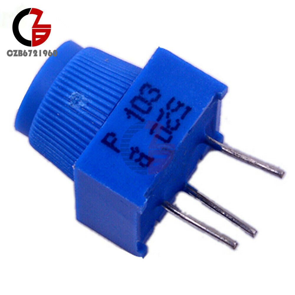 5PCS 3386P-1-103 Trimpot Potentiometer 10K Ohm with Knob High Precision Vertical