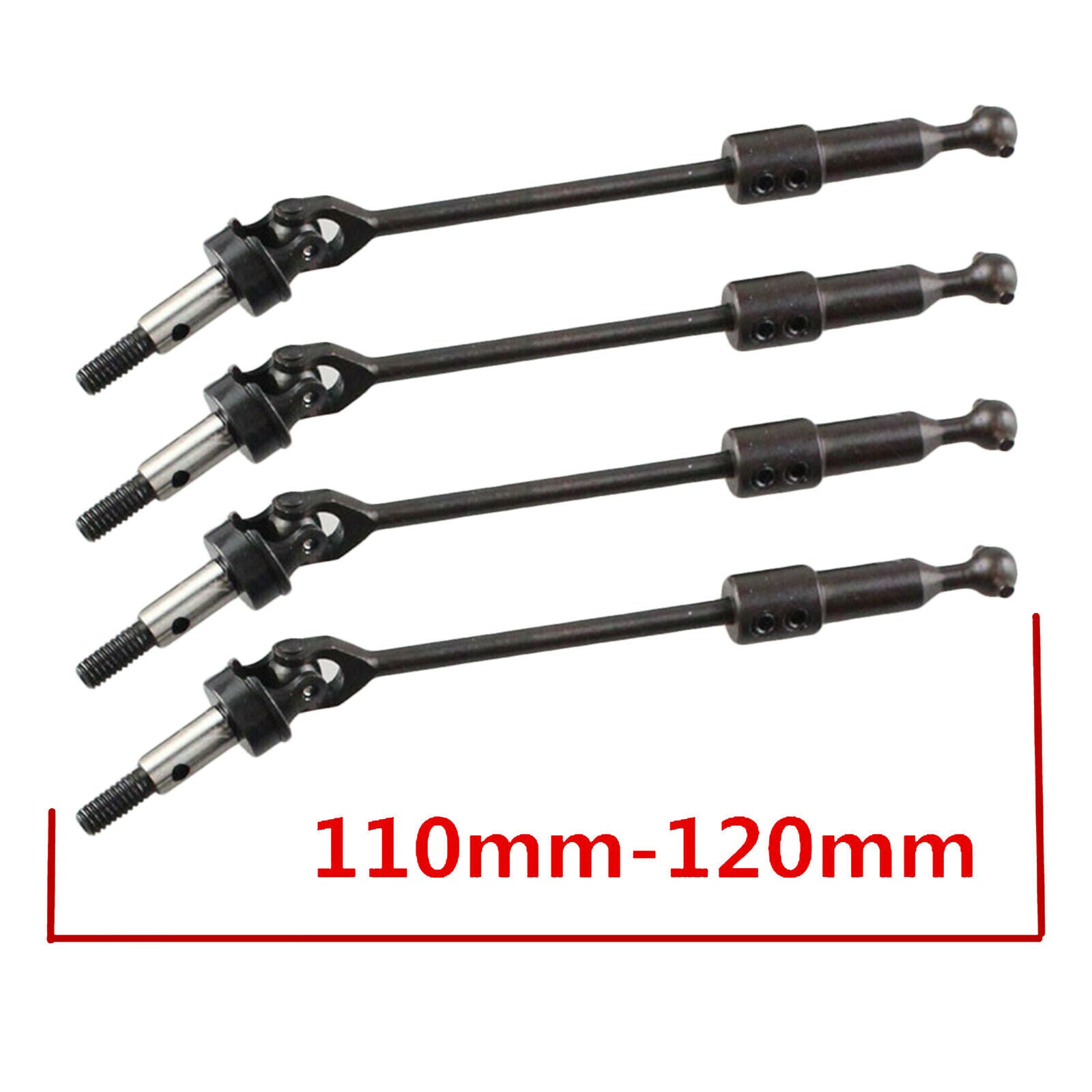 110-120mm RC Metal Dog Bone Drive Shafts for HSP 1/10 Truck Spare Parts