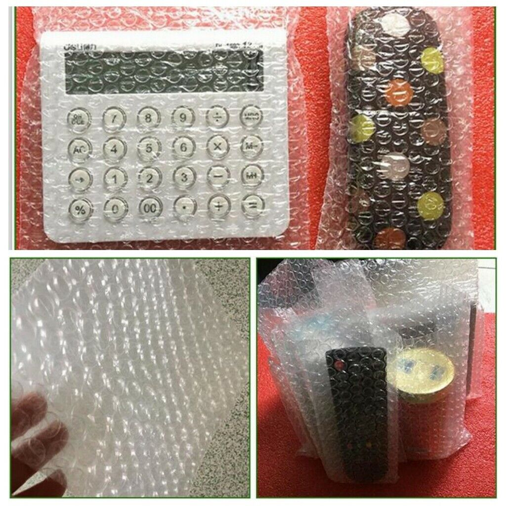 Pack of 50, Bubble Out Pouches Bags Wrap Cushioning Clear  20x25cm