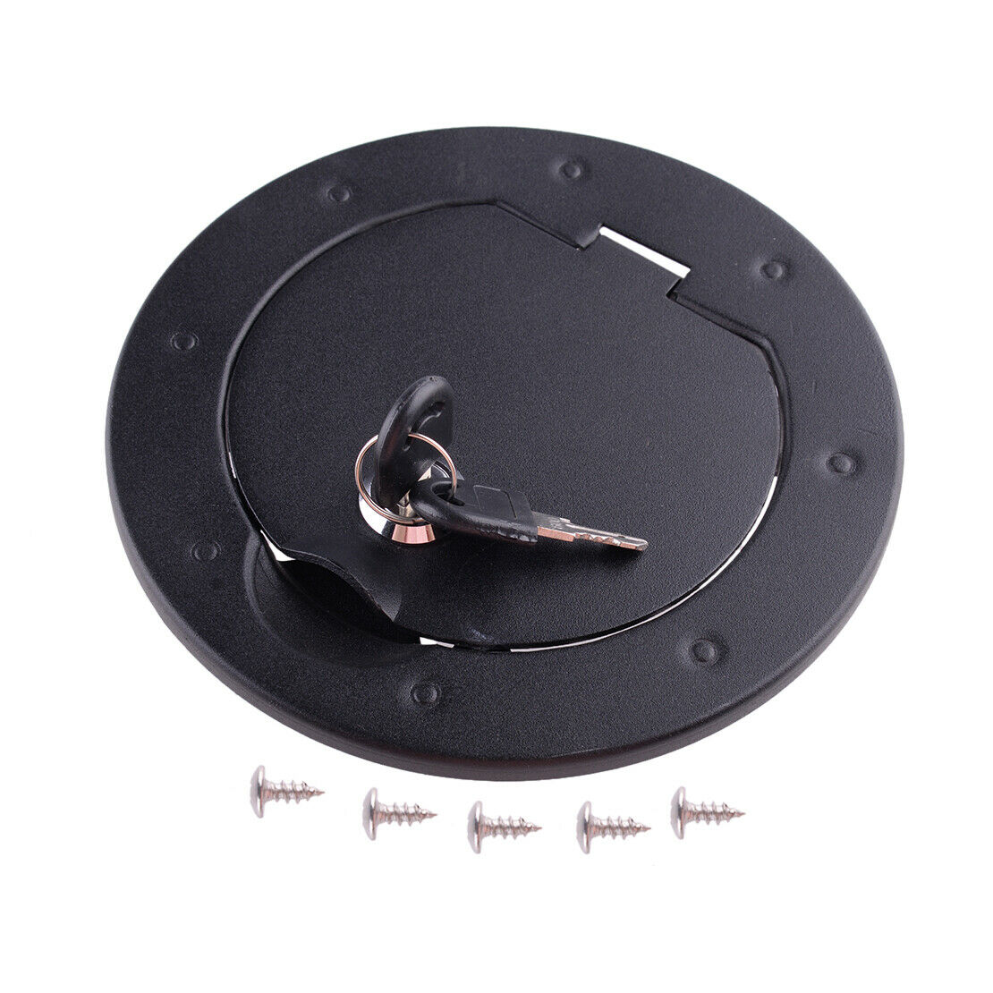 Fuel Filler Gas Tank Cap Cover w/Keys fit for Jeep Wrangler TJ 2007-2016/2017