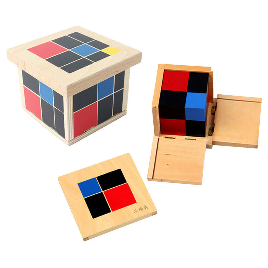 Sensorial Resource Binomial Trinomial   Family Kids Child Maths Teaching