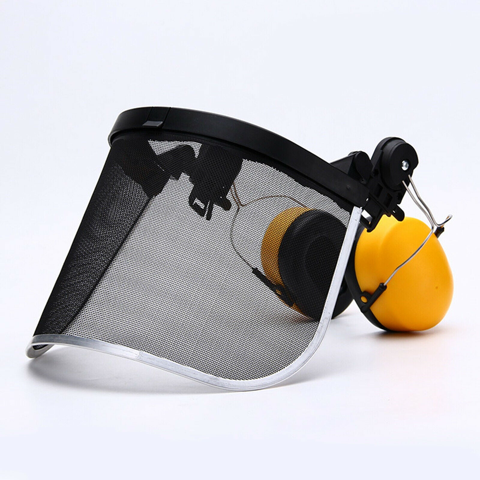 Replacement Face Shield Earmuffs for Forestry Safety Helmet Hat Heavy Duty