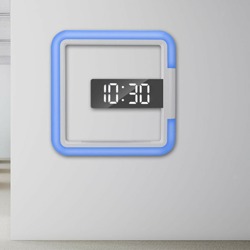 11 inch Digital Wall Clock Creative Remote Control Bedroom Clock Clocks