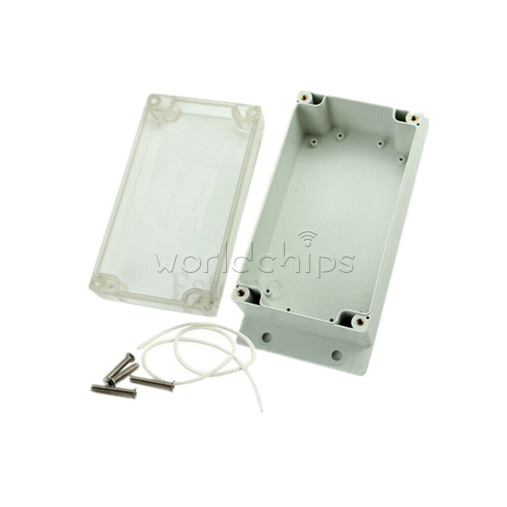 158*90*65mm Clear Waterproof Plastic Electronic Project Box Enclosure CoverCase
