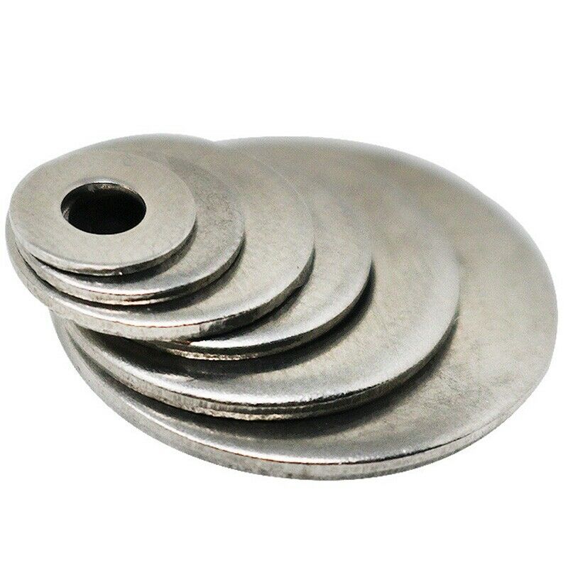 1X(660 Pcs/Set M3 M4 M5 M6 M8 M10 Washer Sps Stainless Steel Flat Washer Pla4N6)