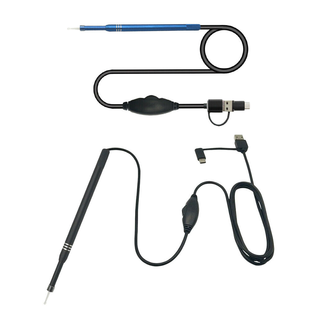 2 Pieces Mini Type C Micro USB Endoscope Camera for Android Smartphone Tool